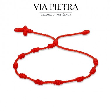 bracelet réglable noir corde 50 nœuds, dizainier corde, dizainier pas cher, bracelet religieux chrétien catholique